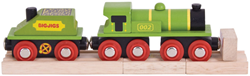 Bigjigs Große grüne Lokomotive (4)