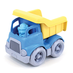 Green Toys Kipplaster nachhaltiges Spielzeug LKW blau gelb