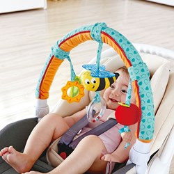 Hape Spielbogen Baby blau - Garden Friends Play Arch - sensorisches Spielzeug