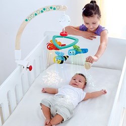 Hape Baby Mobile Holz Musikmobile für Bett und Wickeltisch