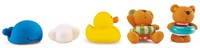 Hape Badespielzeug Teddy und Freunde Wasserspritzfiguren Set bunt-2