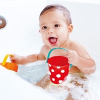 Hape bunte Eimerspielset Badespielzeug Wasserspaß für Kinder