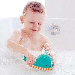 Hape Badespielzeug blasenblasender Wal - Badespaß für Kinder
