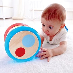 Hape Babytrommel mit Licht und Sound - interaktives Musikspielzeug