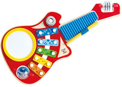 Hape Musikinstrument 6-in-1 Holzspielzeug Gitarre für Kinder-2