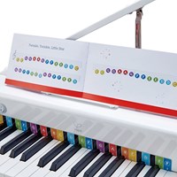 Hape Elektrisches Flügel-Kinderklavier - Weiß - Deluxe Spielzeugpiano-3