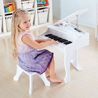 Hape Elektrisches Flügel-Kinderklavier - Weiß - Deluxe Spielzeugpiano