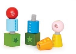 Hape E0416 E0416-Schraubklötze