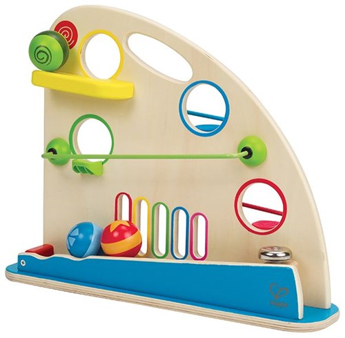 Hape Holz Kugelbahn buntes Spielzeug - Kugelbahn für Kinder-2