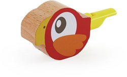 Hape Vogel Pfeife Spielzeug rot - 10er Set für Kinder