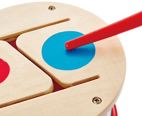 Hape Doppelseitige Trommel Musikspielzeug für Kinder und Kleinkinder-3