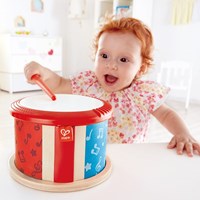 Hape Doppelseitige Trommel Musikspielzeug für Kinder und Kleinkinder