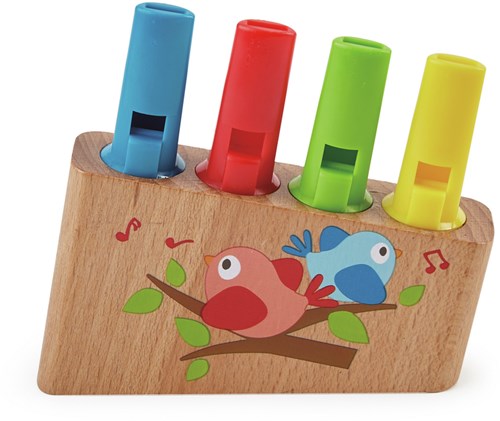Hape Holz Panflöte Regenbogen Musikinstrument für Kinder