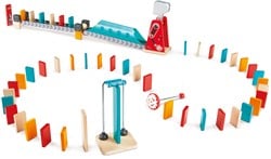 Hape E1056 - Großer Hammer Domino, Kettenreaktionsspielzeug