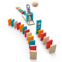 Hape Domino Roboterfabrik Holz Dominospiel 122-teilig Spielzeug-3