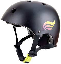 Hape Sicherheitshelm - schwarz - verstellbar - Kinderhelm Fahrrad Roller
