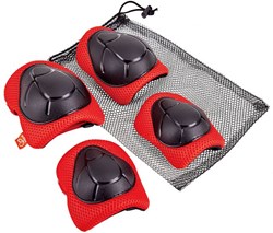 Hape Kinder Knieschützer und Ellbogenschützer rot - Schutz Spielzeug