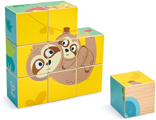 Hape Holz Tier Puzzle Bausteine - Lernspielzeug Tiere