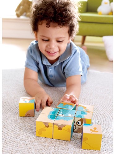 Hape Holz Tier Puzzle Bausteine - Lernspielzeug Tiere-3