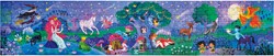 Hape Puzzle magischer Wald 1,5 Meter - Glow in the Dark