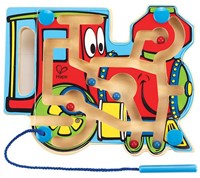 Hape Magnetisches Zug-Labyrinth - Lernspielzeug für Kleinkinder unterwegs-2