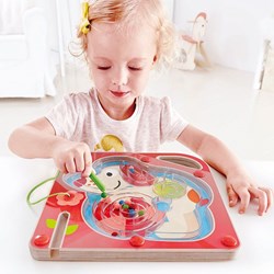 Hape Magnetisches Labyrinth Pepe Holzspielzeug Puzzle