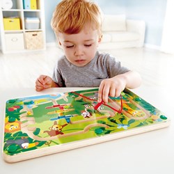 Hape magnetisches Labyrinth Dschungel Motorikspielzeug