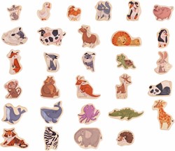 Hape magnetische Tiere Holzspielzeug Magneten für Kinder