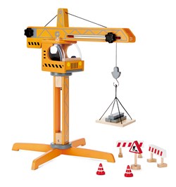 Hape Holz Baukran Spielzeug - Crane Lift für Kinder
