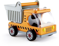 Hape E3013 – Kipplaster, Baustellen-Fahrzeug für Kinder, ab 3 Jahren