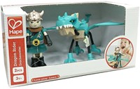 Hape Drachen Spielset Wikinger Drachenreiter Holzspielzeug-2