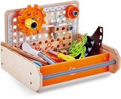 Hape Science Experiment Toolbox - Wissenschaftliches Spielzeug Werkzeugkasten Set
