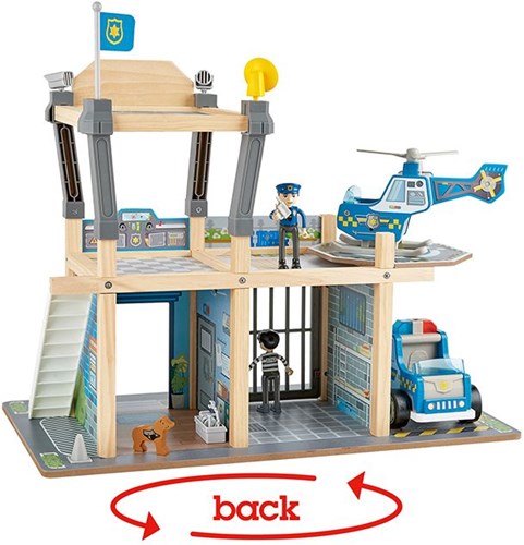 Hape Polizei Spielset - Metro Police Dept Holzspielzeug Set-3