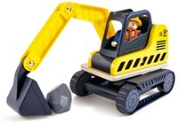 Hape Bagger Spielzeug Dig 'n Dump - Baufahrzeug gelb-2