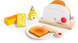 Hape Holz Küchenzubehör - Pop-up Toaster Set für Kinder