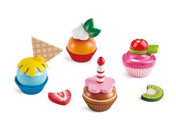 Hape Cupcakes Spielset - fantasievolles Cupcake Spielzeug für Kinder