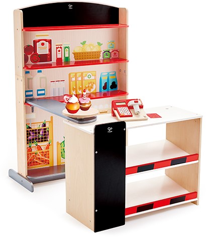 Hape E3159 Kaufladen mit Kasse & Scanner