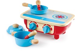 Hape E3170 Küchenset Herd Zubehör für Kinderküchen, ab 18 Monaten