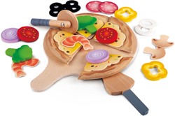 Hape E3173 Pizza-Set mit vielen Belägen