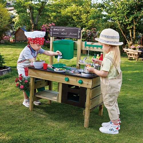 Hape Outdoor Küche Spielset für Kinder draußen kochen