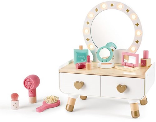Hape Schminktisch Spielzeug mit Spiegel und Zubehör - My Stylish Dressing Table-2