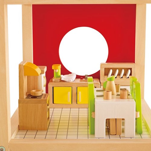 Hape Holz Esszimmer Puppenhaus Zubehör - grün - Spielzeug