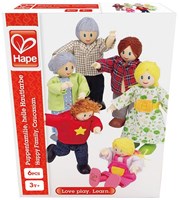 Hape Puppenhaus Familie Holzpuppen Set Europa