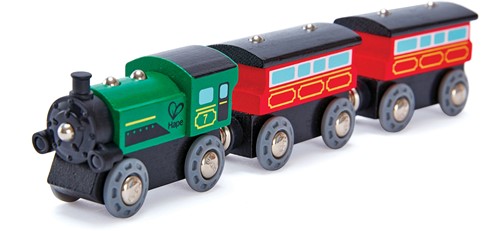 Hape Holz Eisenbahn Dampf-Personenzug
