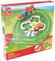 Hape Eisenbahn Puzzle Holzspielzeug Lernspiel Park-3