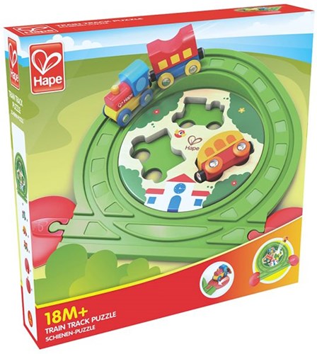 Hape Eisenbahn Puzzle Holzspielzeug Lernspiel Park-3