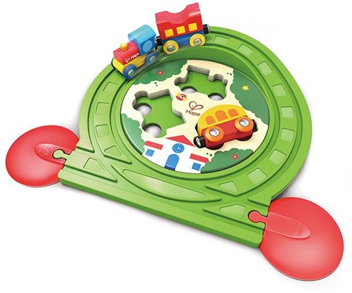 Hape Eisenbahn Puzzle Holzspielzeug Lernspiel Park-2