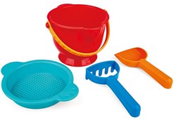Hape Strandspielzeug Set Beach Basics - Sandkasten und Strand