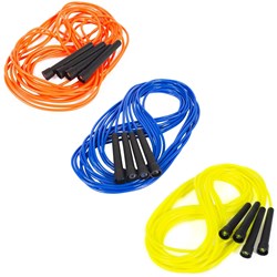 Megaform Springseil Double Dutch gelb 6 Meter - Set mit 2 Springseilen