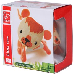 Hape Bambus Löwe Spielfigur - nachhaltiges Holzspielzeug Tier